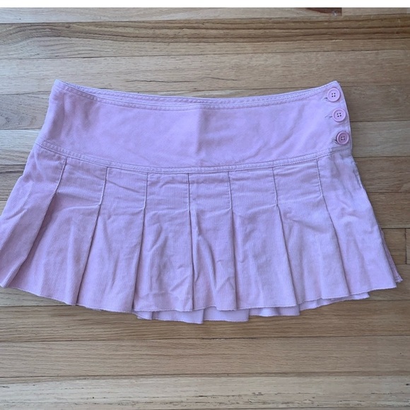 Y2K Pink Corduroy Skater Skirt- Size 12 - Picture 7 of 7